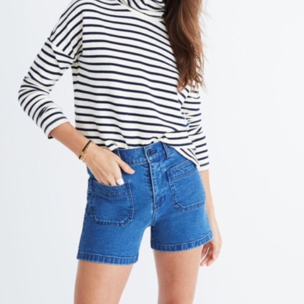 Madewell High-Rise Demin Shorts